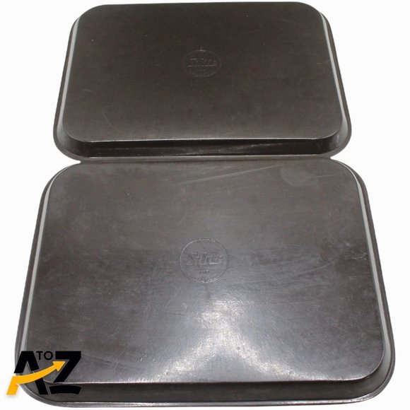 Lot of 2 Silite 1410 Cork Bottom Hard Plastic Serving Tray 13 3/4" x 10 1/2" - Picture 5 of 11